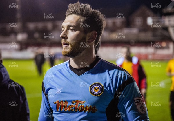 181117 - Accrington Stanley v Newport County - Sky Bet League 2 - Newport County goalkeeper Joe Day (1) after his sides 1-1 draw