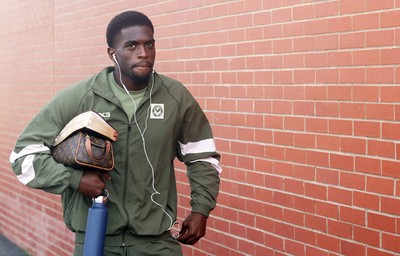 190926 - Accrington Stanley v Newport County - Sky Bet League 2 - Michael Abu-Poku of Newport
