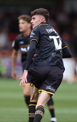 190926 - Accrington Stanley v Newport County - Sky Bet League 2 - Joe Thomas of Newport