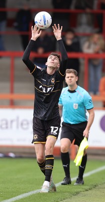 190926 - Accrington Stanley v Newport County - Sky Bet League 2 - Joe Thomas of Newport