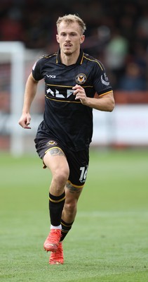 190926 - Accrington Stanley v Newport County - Sky Bet League 2 - Matty Jacob of Newport