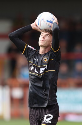 190926 - Accrington Stanley v Newport County - Sky Bet League 2 - Joe Thomas of Newport