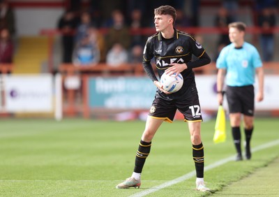 190926 - Accrington Stanley v Newport County - Sky Bet League 2 - Joe Thomas of Newport