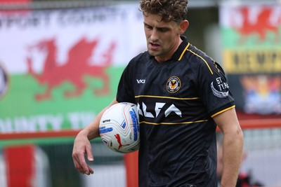 190926 - Accrington Stanley v Newport County - Sky Bet League 2 - Harrison Biggins of Newport