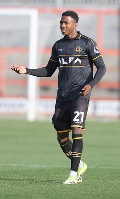 190926 - Accrington Stanley v Newport County - Sky Bet League 2 - Tanatswa Nyakuhwa of Newport