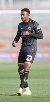 190926 - Accrington Stanley v Newport County - Sky Bet League 2 - Tanatswa Nyakuhwa of Newport