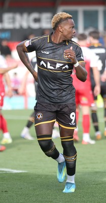 190926 - Accrington Stanley v Newport County - Sky Bet League 2 - Shaquille Gwengwe of Newport comes on as substitute at 86 minutes