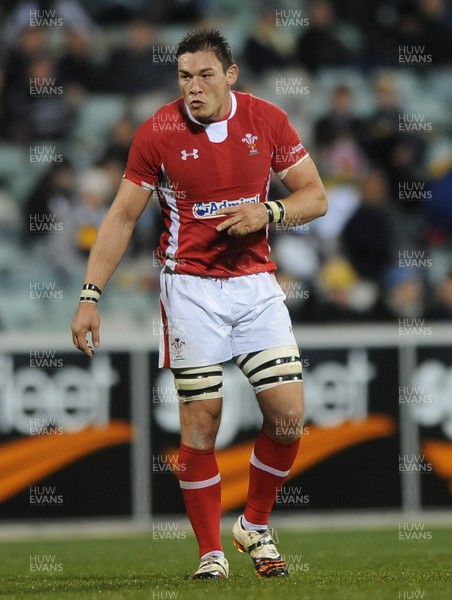 120612 - ACT Brumbies v Wales -Gareth Delve of Wales