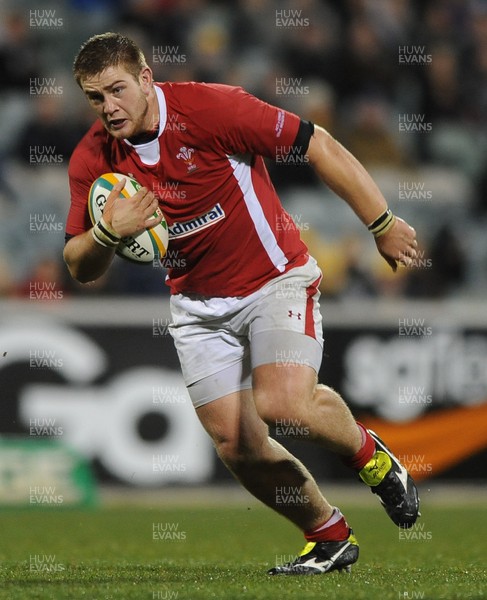 120612 - ACT Brumbies v Wales -Rhodri Jones of Wales