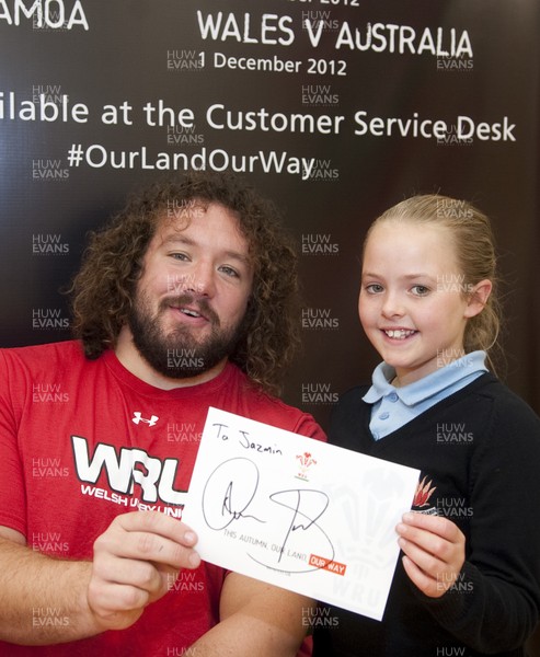 031012 - Adam Jones - Tesco - Merthyr Tydfil -  Adam Jones signs autographs for fans at Tesco, Merthyr Tydfil