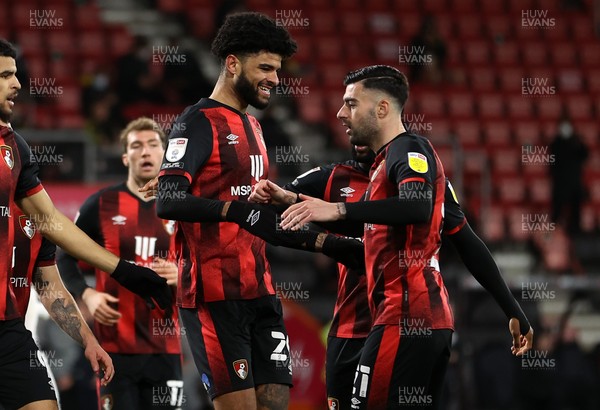 160321 - AFC Bournemouth v Swansea City - SkyBet Championship - Philip Billing of Bournemouth celebrates scoring a goal with team mates