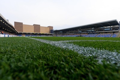 190825 - AFC Wimbledon v Cardiff City - Sky Bet League 1 - A general view of the Cherry Red Records Stadium ahead of the match