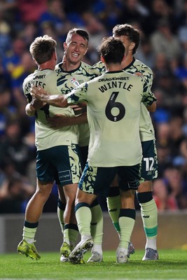 190825 - AFC Wimbledon v Cardiff City - Sky Bet League 1 - David Turnbull of Cardiff City celebrates scoring a late goal to win the match