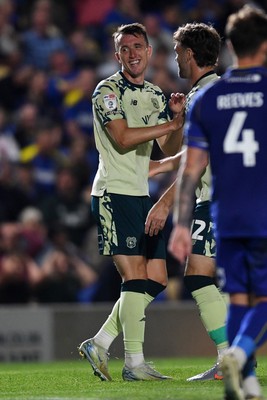 190825 - AFC Wimbledon v Cardiff City - Sky Bet League 1 - David Turnbull of Cardiff City celebrates scoring a late goal to win the match