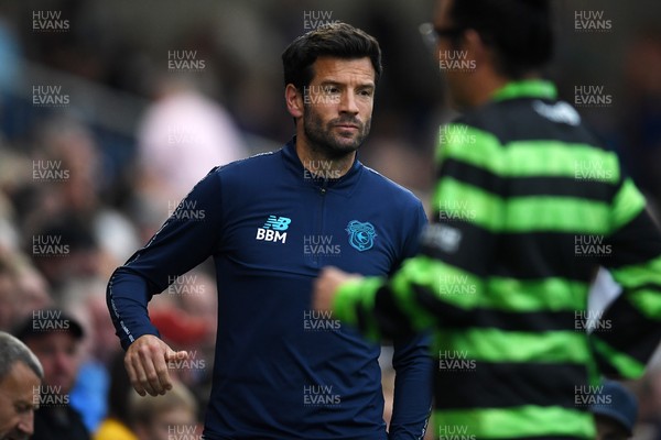 190825 - AFC Wimbledon v Cardiff City - Sky Bet League 1 - Brian Barry-Murphy, Cardiff City Manager