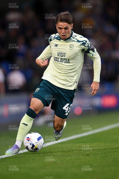 190825 - AFC Wimbledon v Cardiff City - Sky Bet League 1 - Cian Ashford of Cardiff City