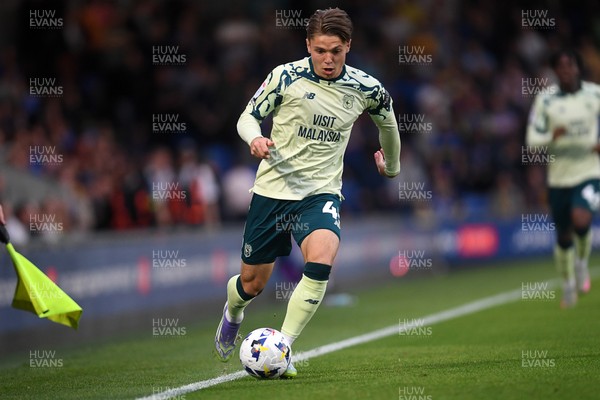 190825 - AFC Wimbledon v Cardiff City - Sky Bet League 1 - Cian Ashford of Cardiff City
