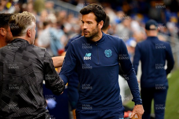 190825 - AFC Wimbledon v Cardiff City - Sky Bet League 1 - Brian Barry-Murphy, Cardiff City Manager