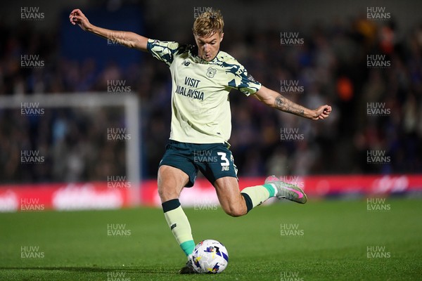 190825 - AFC Wimbledon v Cardiff City - Sky Bet League 1 - Joel Bagan of Cardiff City