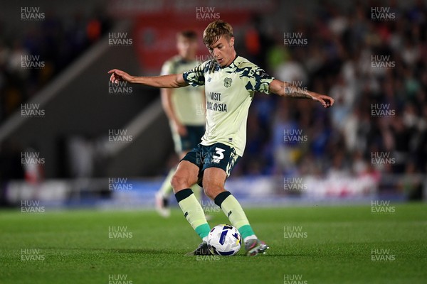 190825 - AFC Wimbledon v Cardiff City - Sky Bet League 1 - Joel Bagan of Cardiff City