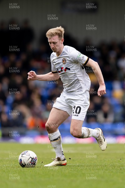 160324 - AFC Wimbledon v Newport County - Sky Bet League 2 - Harry Charsley of Newport County AFC in action