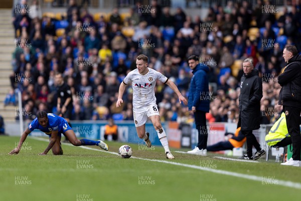 160324 - AFC Wimbledon v Newport County - Sky Bet League 2 - Bryn Morris of Newport County AFC in action