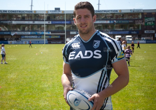 160512 -  Wales winger Alex Cuthbert who has re-signed for Cardiff Blues for next season