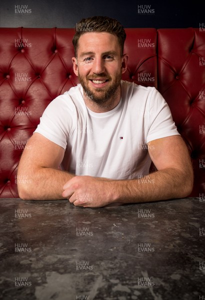 260418 - Alex Cuthbert of Cardiff Blues and Wales at Cameo Club in Pontcanna, Cardiff