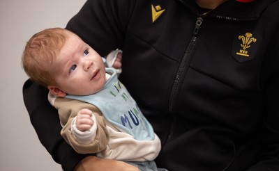 LIBRARY PIC taken 120126 - Jasmine Joyce and Alisha Joyce with baby Ralphie as they attend a Wales Women rugby session at the NCE