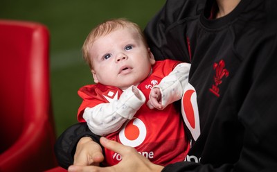 LIBRARY PIC taken 120126 - Jasmine Joyce and Alisha Joyce with baby Ralphie as they attend a Wales Women rugby session at the NCE