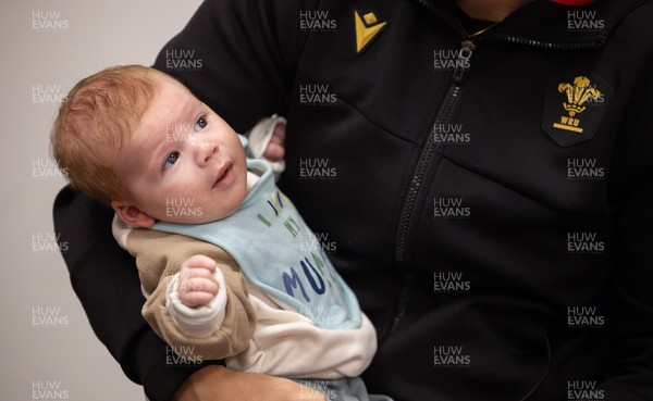 LIBRARY PIC taken 120126 - Jasmine Joyce and Alisha Joyce with baby Ralphie as they attend a Wales Women rugby session at the NCE