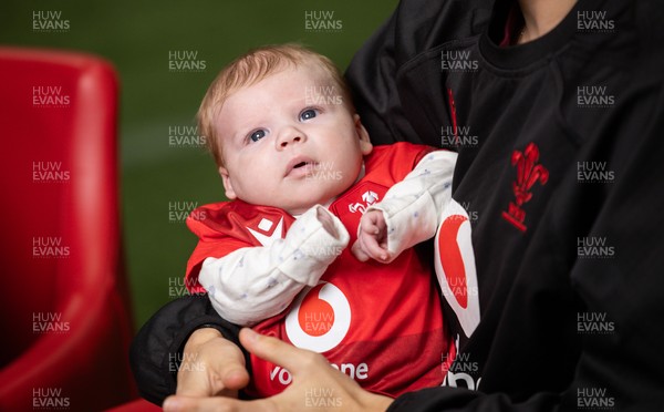 LIBRARY PIC taken 120126 - Jasmine Joyce and Alisha Joyce with baby Ralphie as they attend a Wales Women rugby session at the NCE