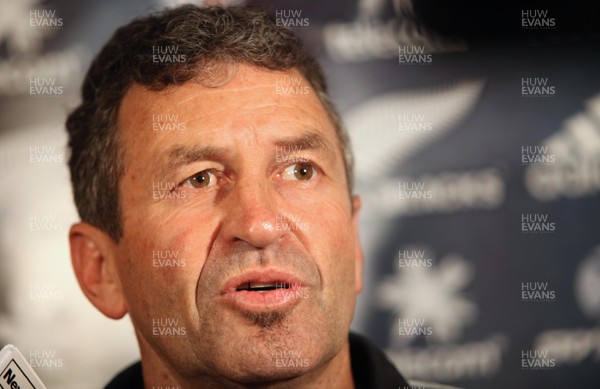 03.11.09 - All Blacks Press Conference, Hilton Hotel, Cardiff All Blacks Assistant Coach Wayne Smith gives media interviews  