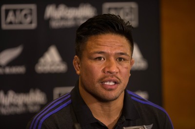 171114 -  New Zealand All Blacks Rugby Press Conference, Cardiff - All Blacks Keven Mealamu during press conference ahead of the match against Wales