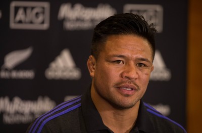 171114 -  New Zealand All Blacks Rugby Press Conference, Cardiff - All Blacks Keven Mealamu during press conference ahead of the match against Wales