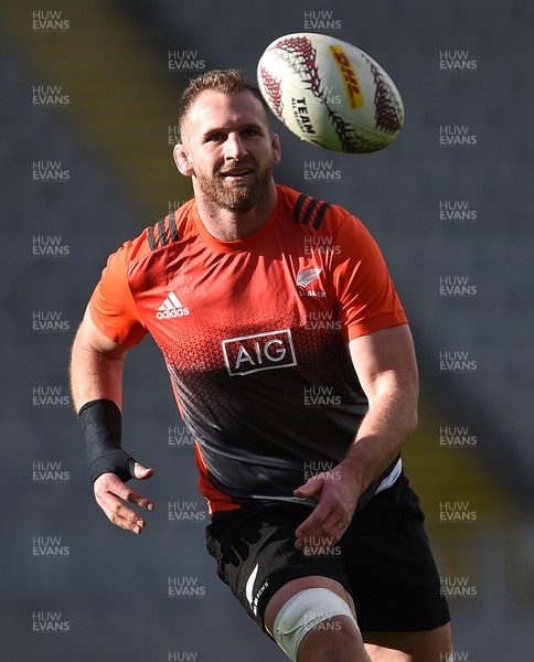 070717 - All Blacks Rugby Training - Kieran Read during training