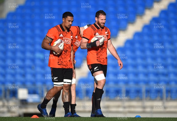 040717 - New Zealand All Blacks Rugby Training - Jerome Kaino and Kieran Read during training