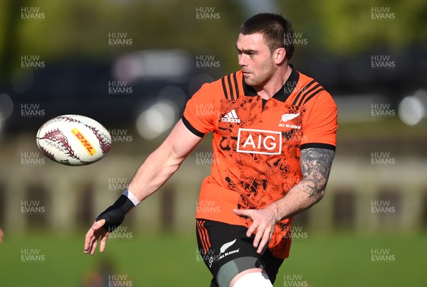 040717 - New Zealand All Blacks Rugby Training - Liam Squire during training