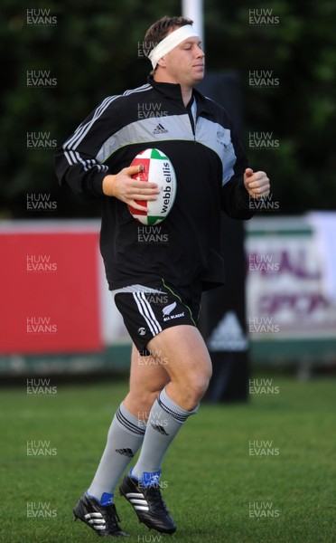 04.11.09 - New Zealand Rugby Training - Wyatt Crockett in action during training. 