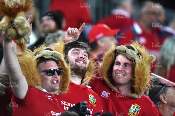 080717 - All Blacks v British & Irish Lions - Third Test - British & Irish Lions fans