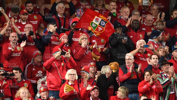 080717 - All Blacks v British & Irish Lions - Third Test - British & Irish Lions fans