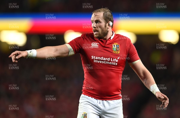 080717 - All Blacks v British & Irish Lions - Third Test - Alun Wyn Jones of British & Irish Lions