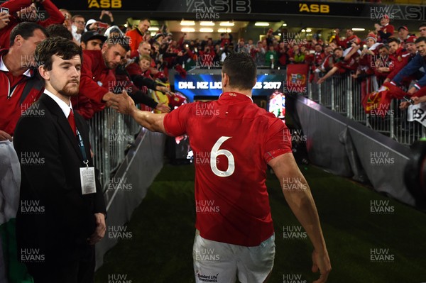 080717 - All Blacks v British & Irish Lions - Third Test - Sam Warburton of British & Irish Lions at the end of the game