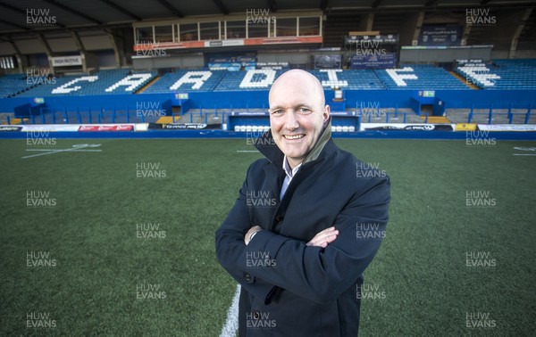 261118 - Cardiff Blues - Picture shows new Cardiff Blues Chairman Alun Jones, who is Managing Partner of Hugh James Solicitors