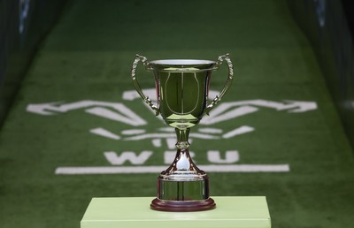 170426 - Amman United v Pontypool United, Road to Principality Finals, Boys U18 Cup Final - The teams run out at the start of the match