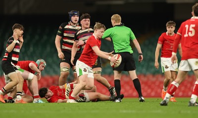 170426 - Amman United v Pontypool United, Road to Principality Finals, Boys U18 Cup Final - Iwan Bull of Amman United 