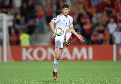 090914 - Andorra v Wales - 2016 Euro Qualifier -Ben Davies of Wales