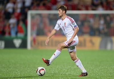 090914 - Andorra v Wales - 2016 Euro Qualifier -Ben Davies of Wales