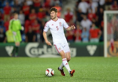 090914 - Andorra v Wales - 2016 Euro Qualifier -Ben Davies of Wales