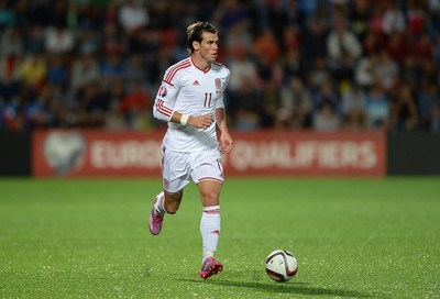 090914 - Andorra v Wales - 2016 Euro Qualifier -Gareth Bale of Wales